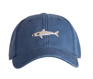 Shark on Navy Kids Hat