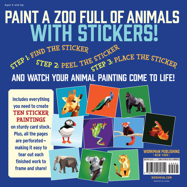 Paint by Sticker - Zoo Animals